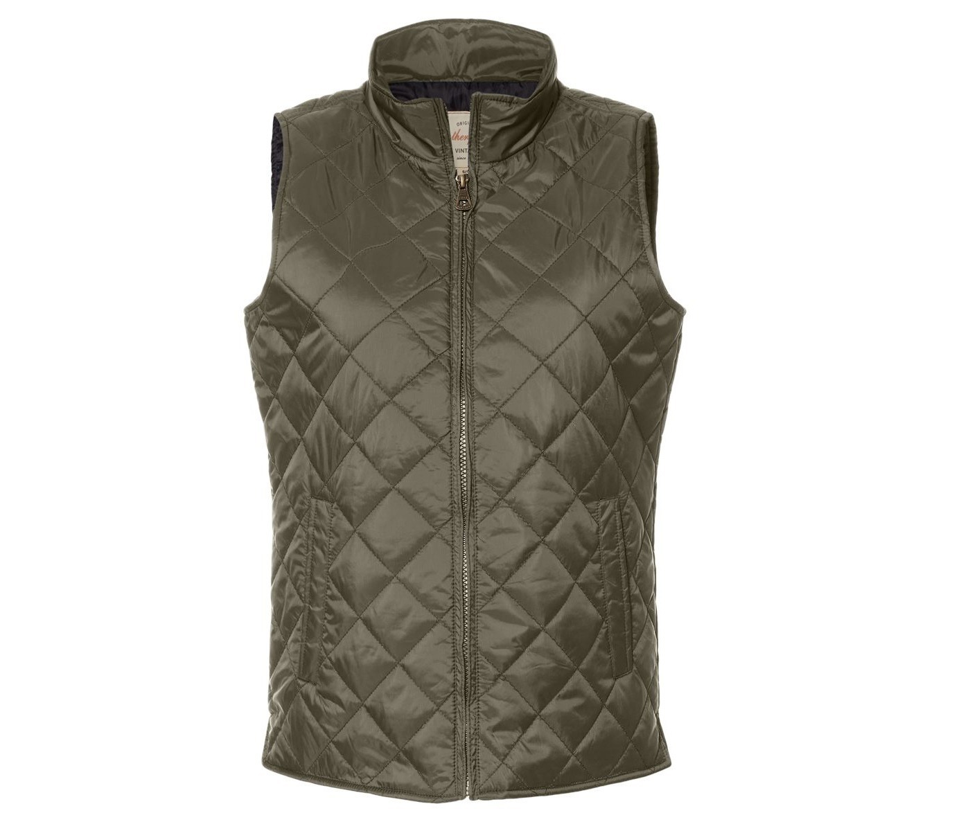 Women's Diamond Quilted Travel Vest - Image 3