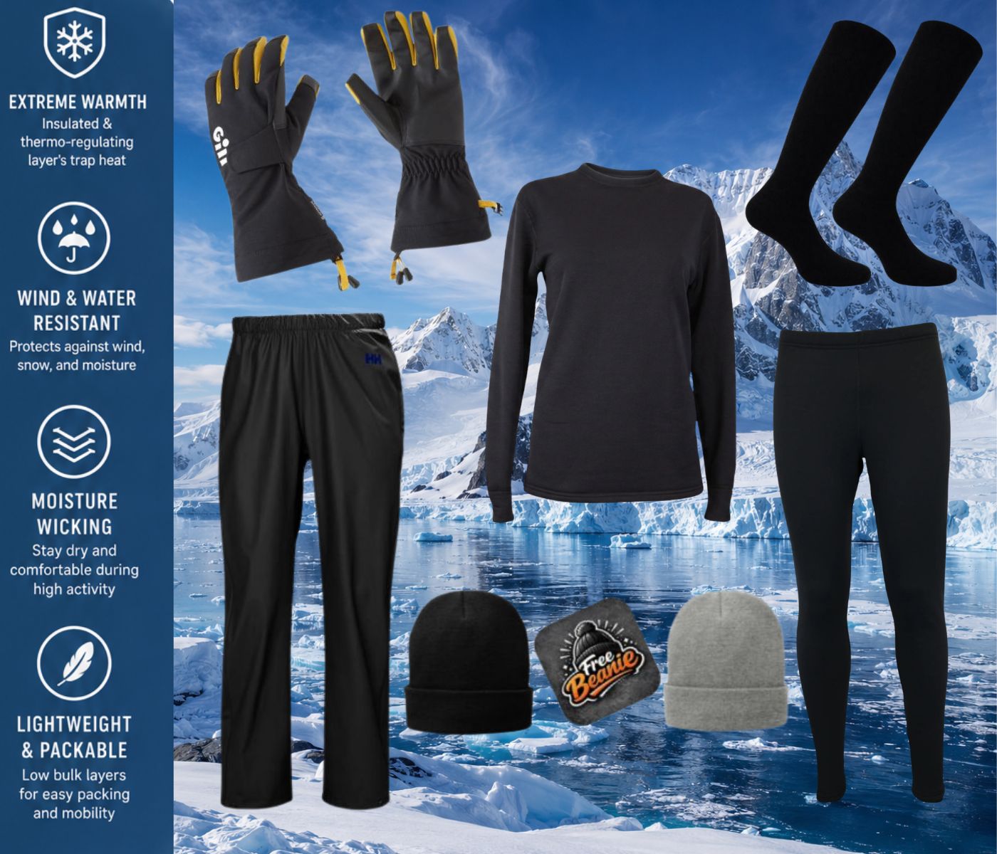 Men's Antarctica & Arctic "Essentials Package"